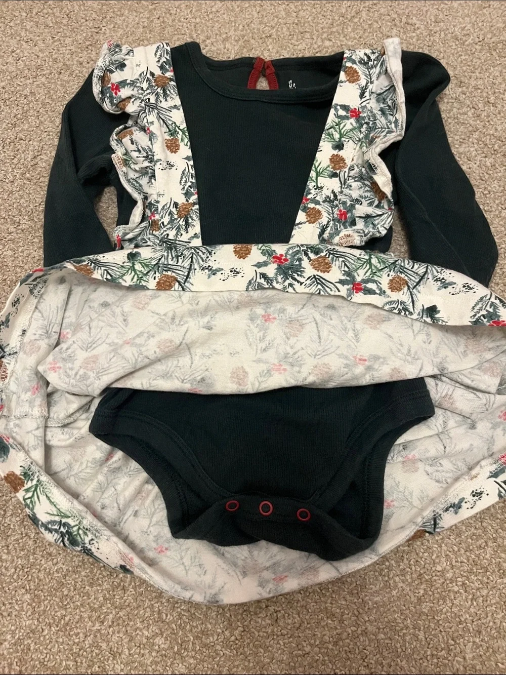 Burt's Bees Holiday Jumper with Hunter Onesie
